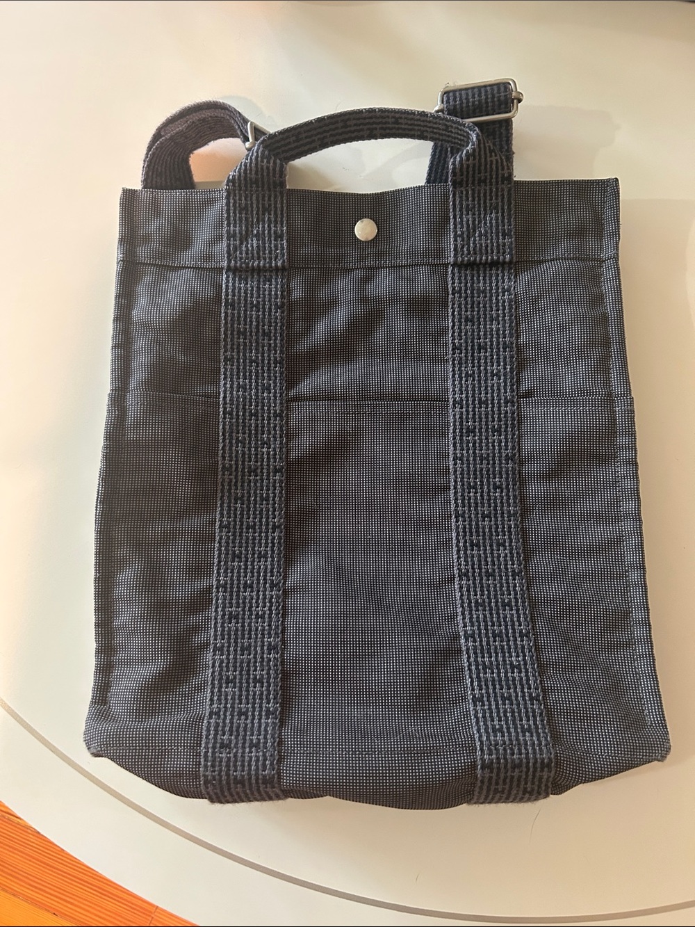 Hermes Air Line Canvas Tote and Backpack